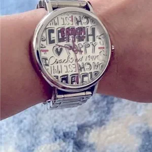 Coach Poppy stainless watch Coach | Accessories | Coach Poppy Stainless Watch | Poshmark main image 2